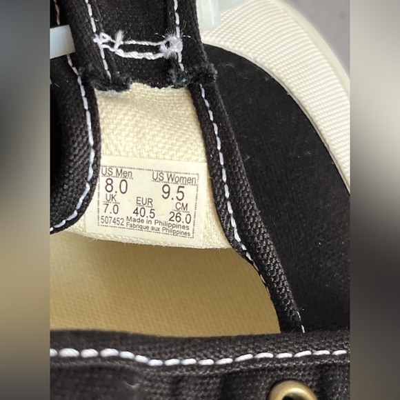 NEW VANS Style 93 Mary Jane Shoes 9.5 Black Canvas Lug Outsole Streetwear Casual - Picture 6 of 8